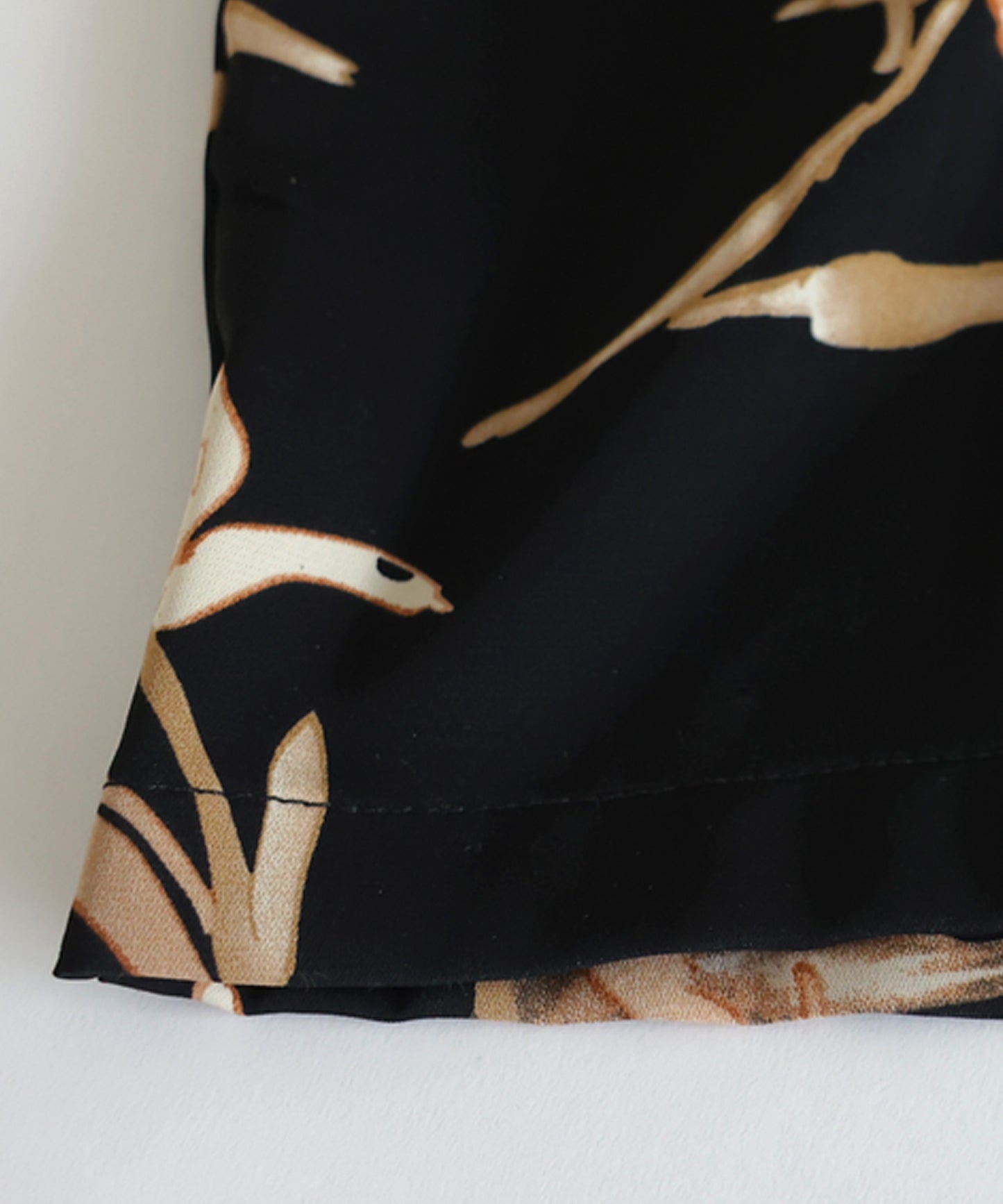 Botanical Print Floral Wide-Leg Pants Ladies