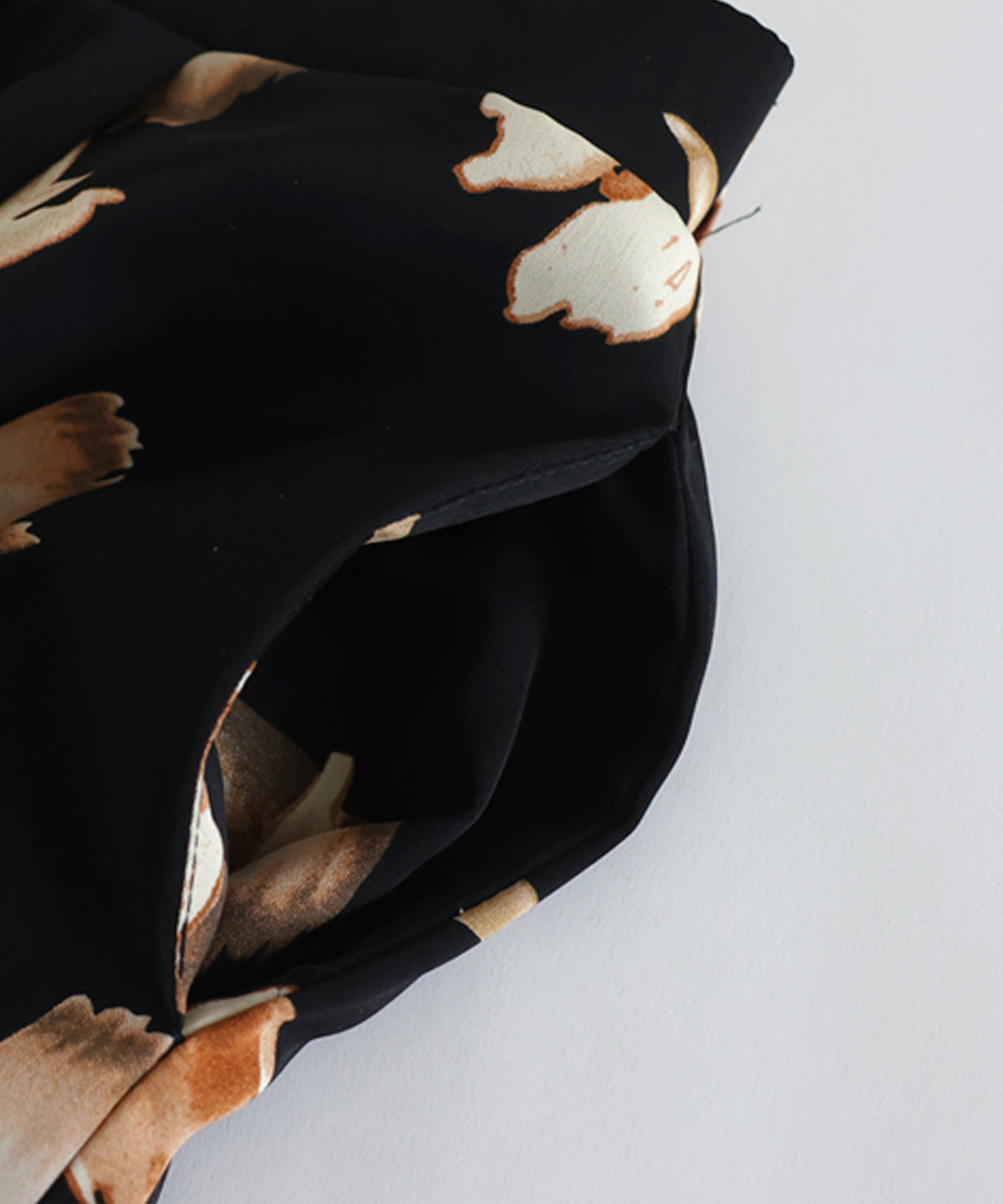 Botanical Print Floral Wide-Leg Pants Ladies