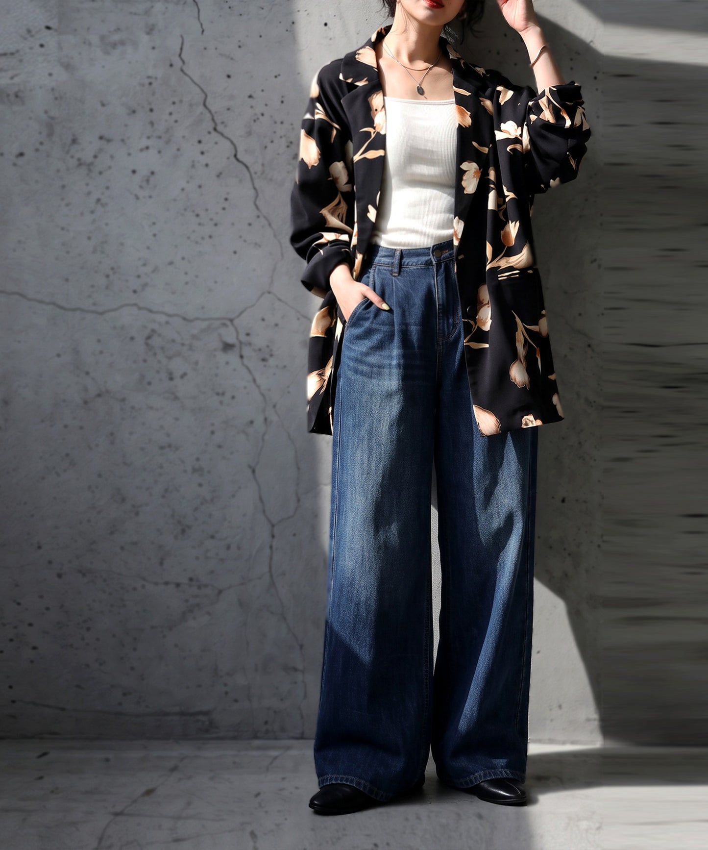 Floral And Botanical Print Tailored Jacket Ladies
