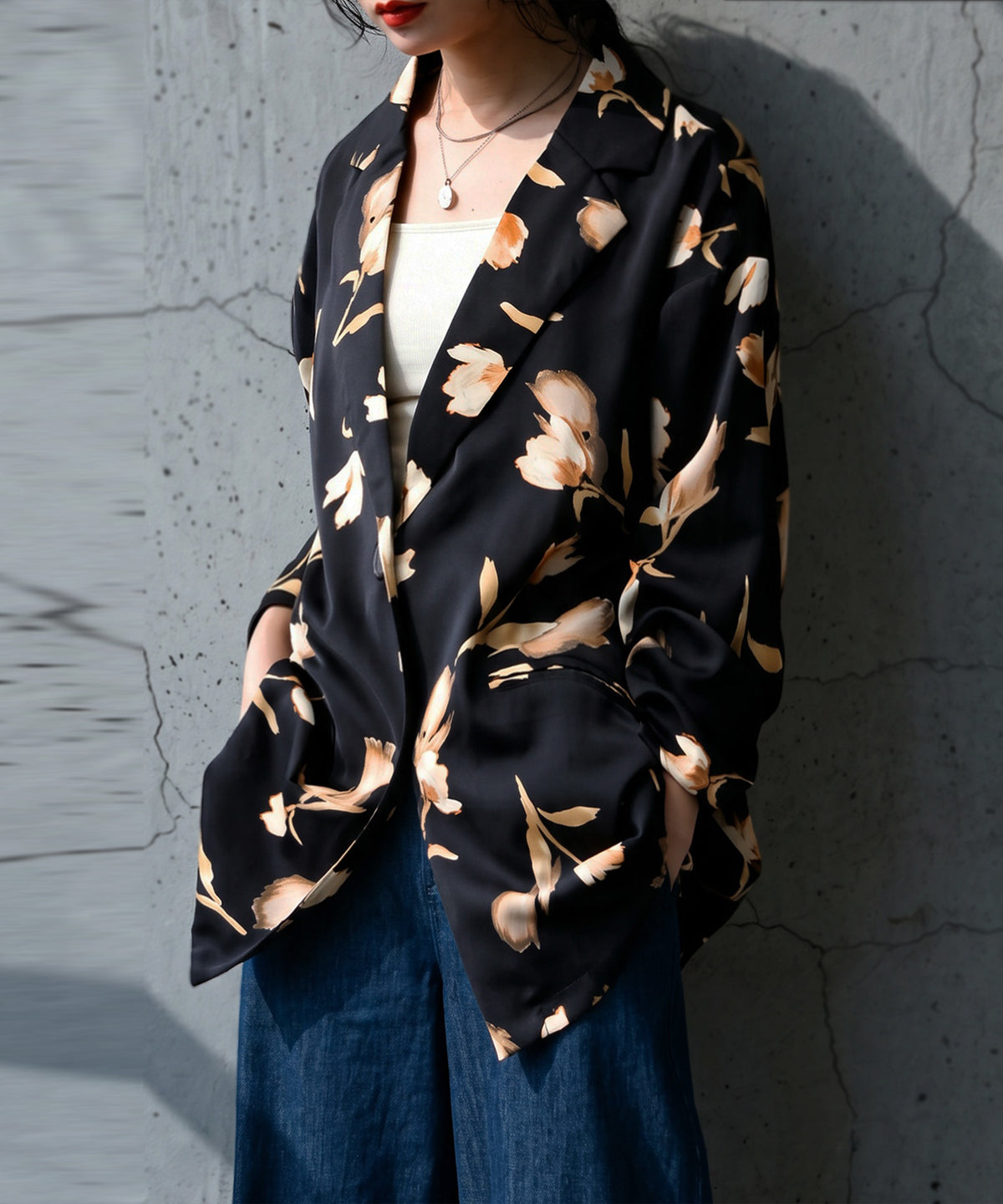 Floral And Botanical Print Tailored Jacket Ladies