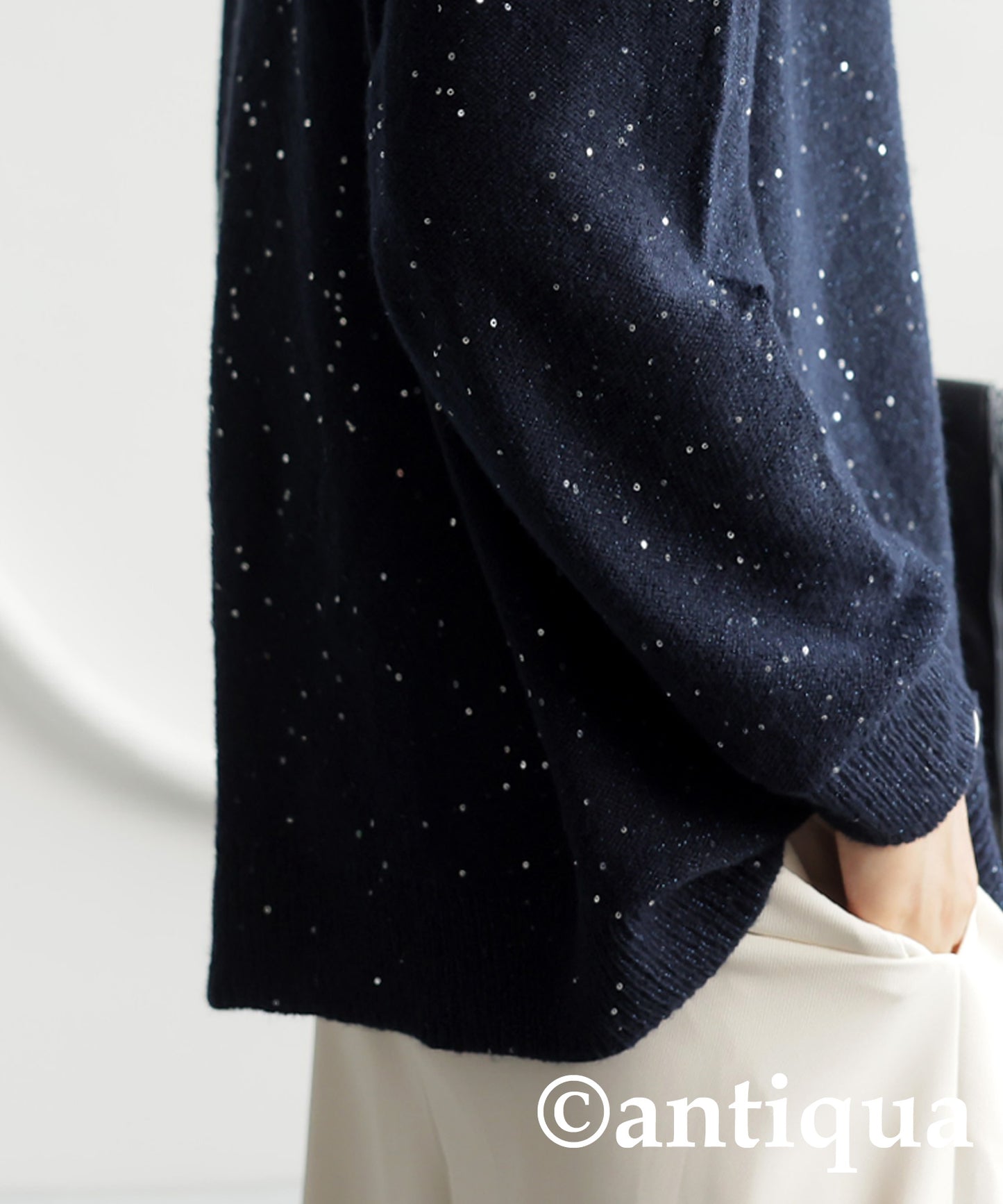 Starry Sky Glitter Knit Ladies