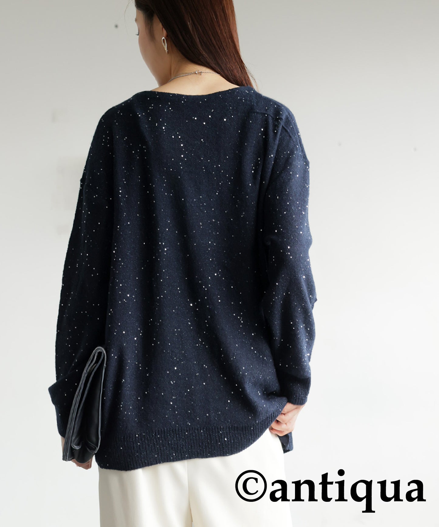 Starry Sky Glitter Knit Ladies