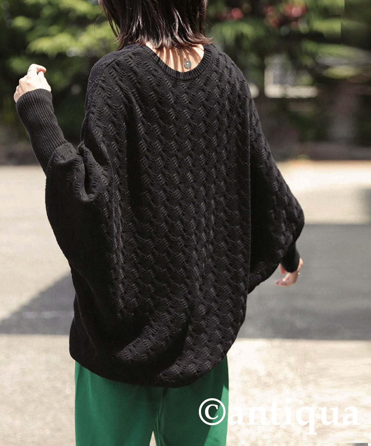 Dolman Sleeve Knit Ladies