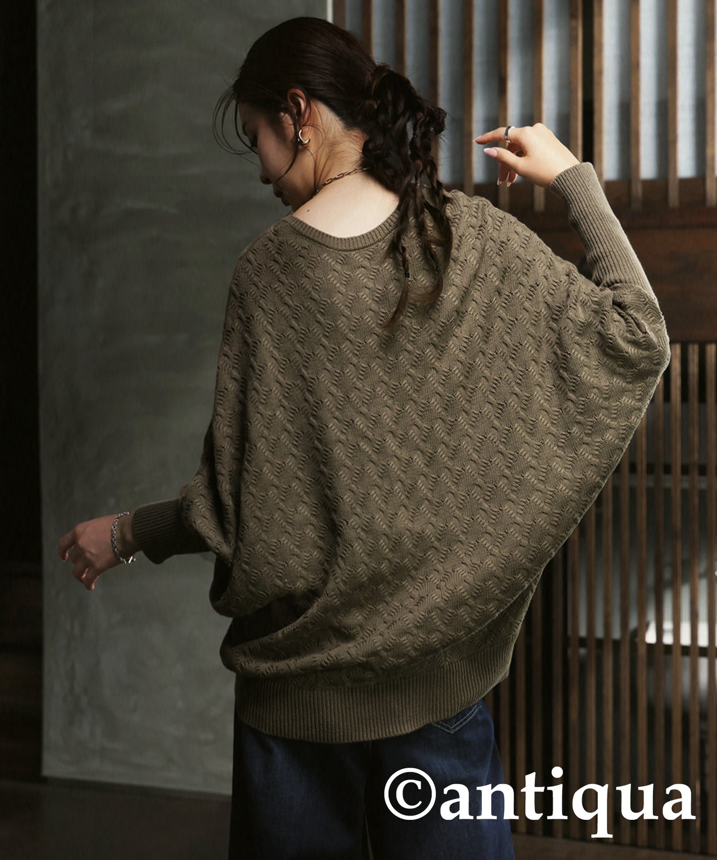 Dolman Sleeve Knit Ladies