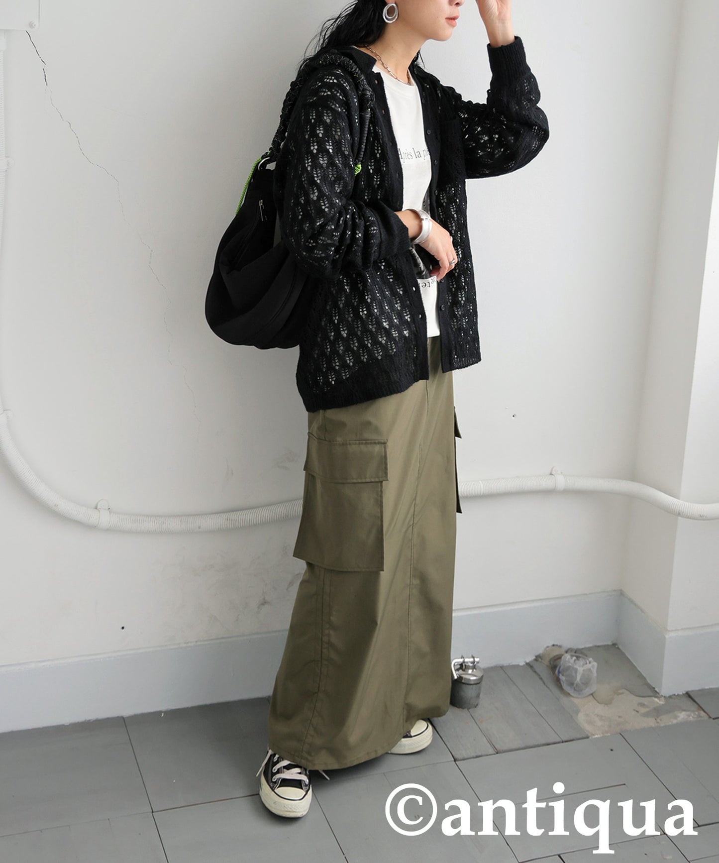 Openwork Shirt Knit Ladies