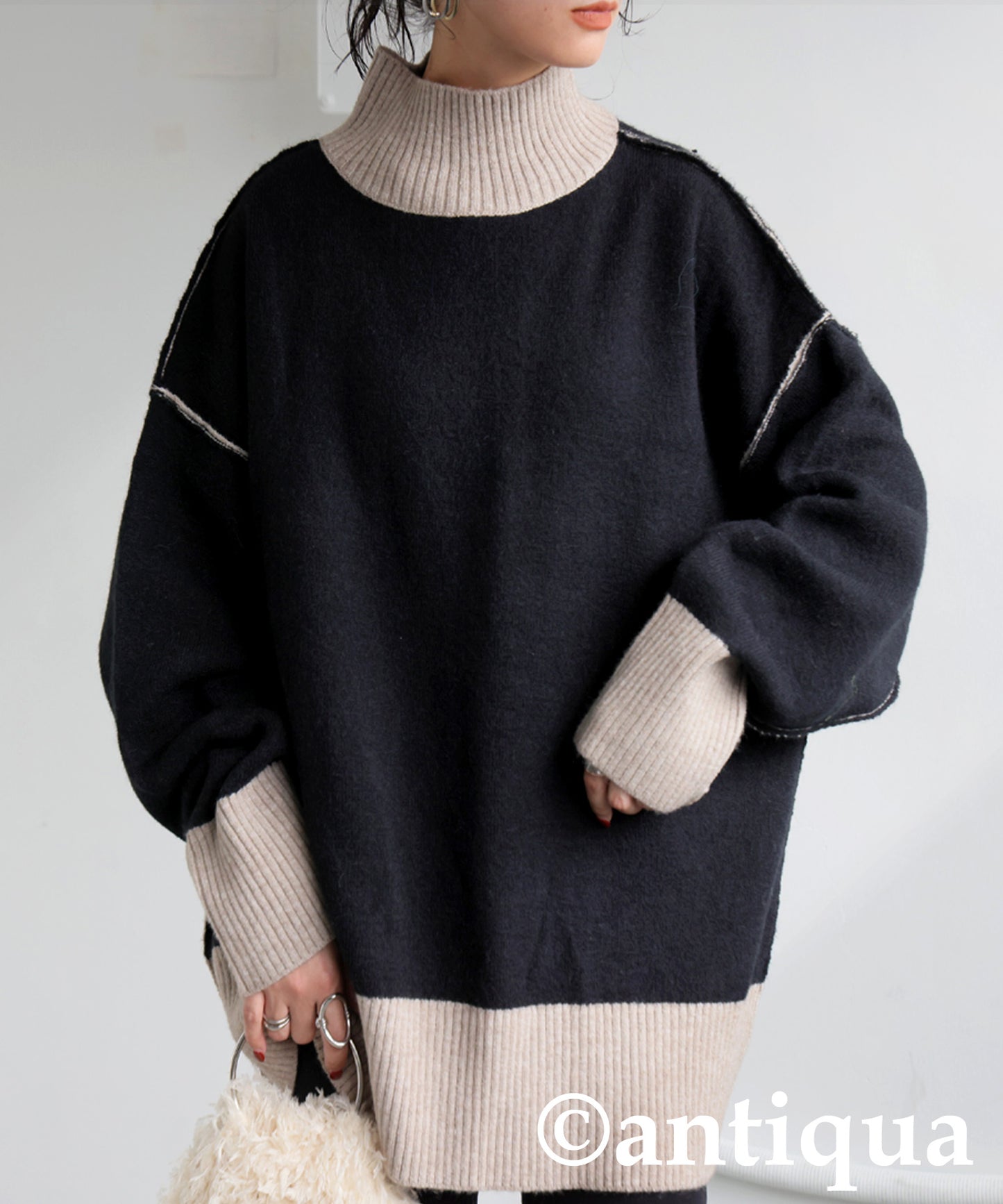 High Neck Knit Ladies