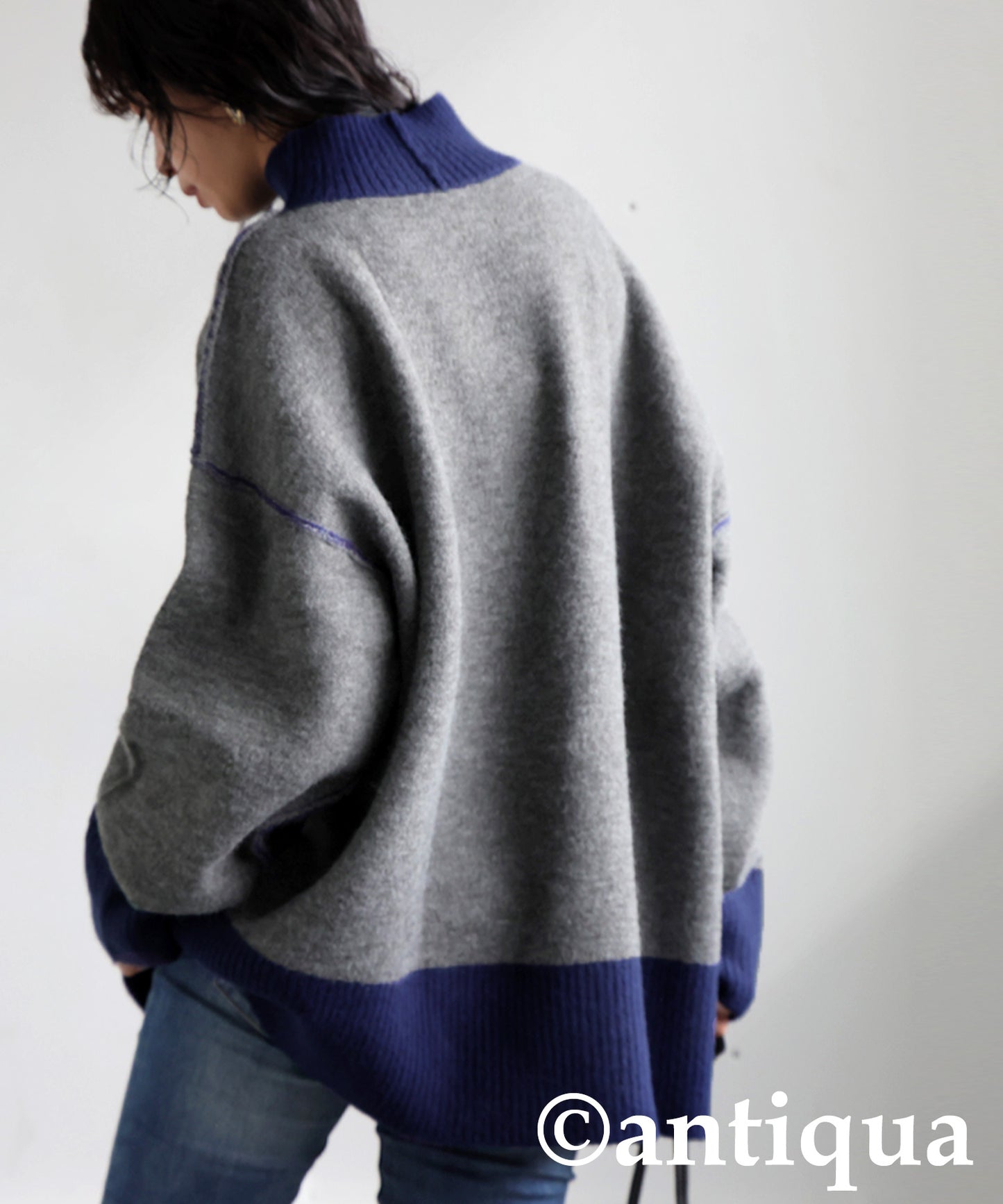 High Neck Knit Ladies