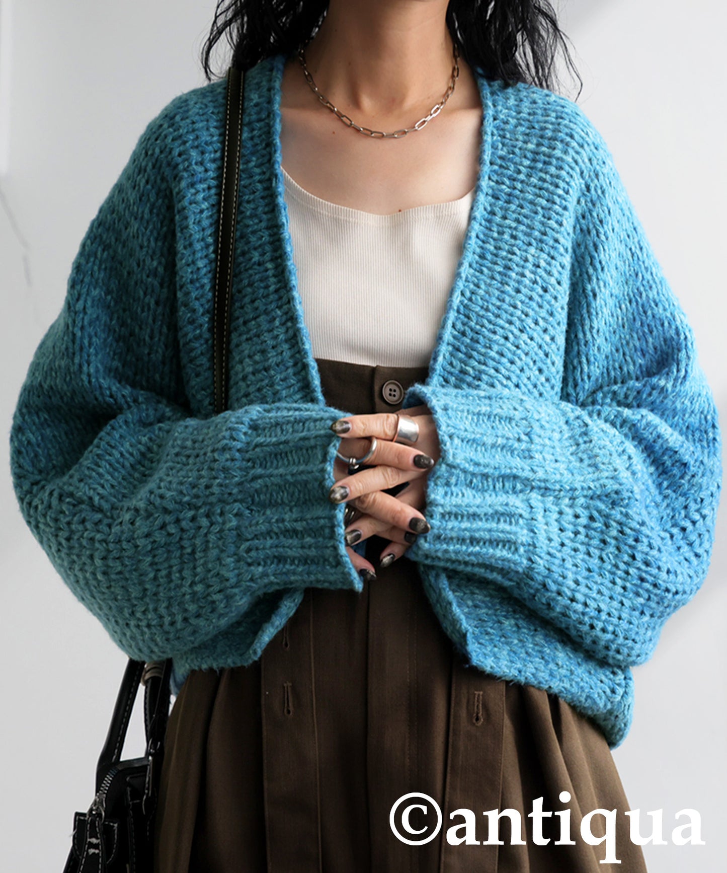 Short Knit Cardigan Ladies