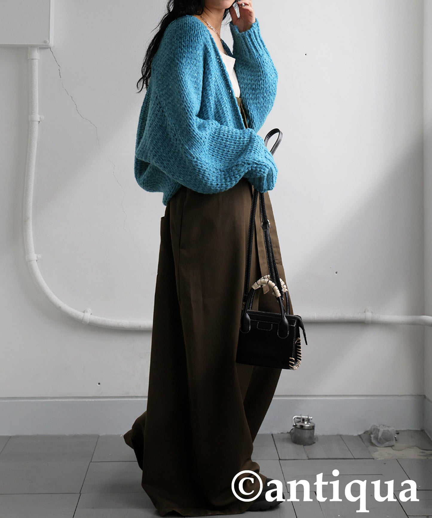 Short Knit Cardigan Ladies