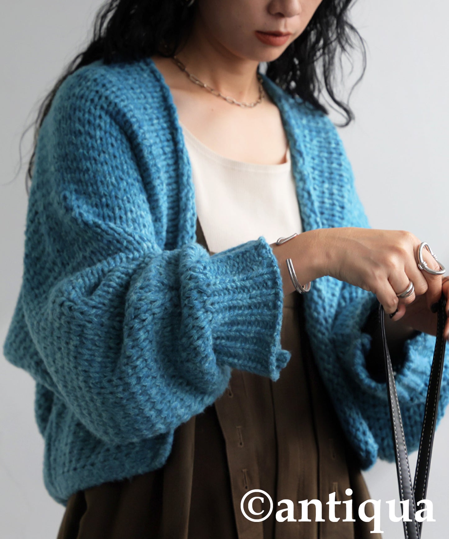 Short Knit Cardigan Ladies