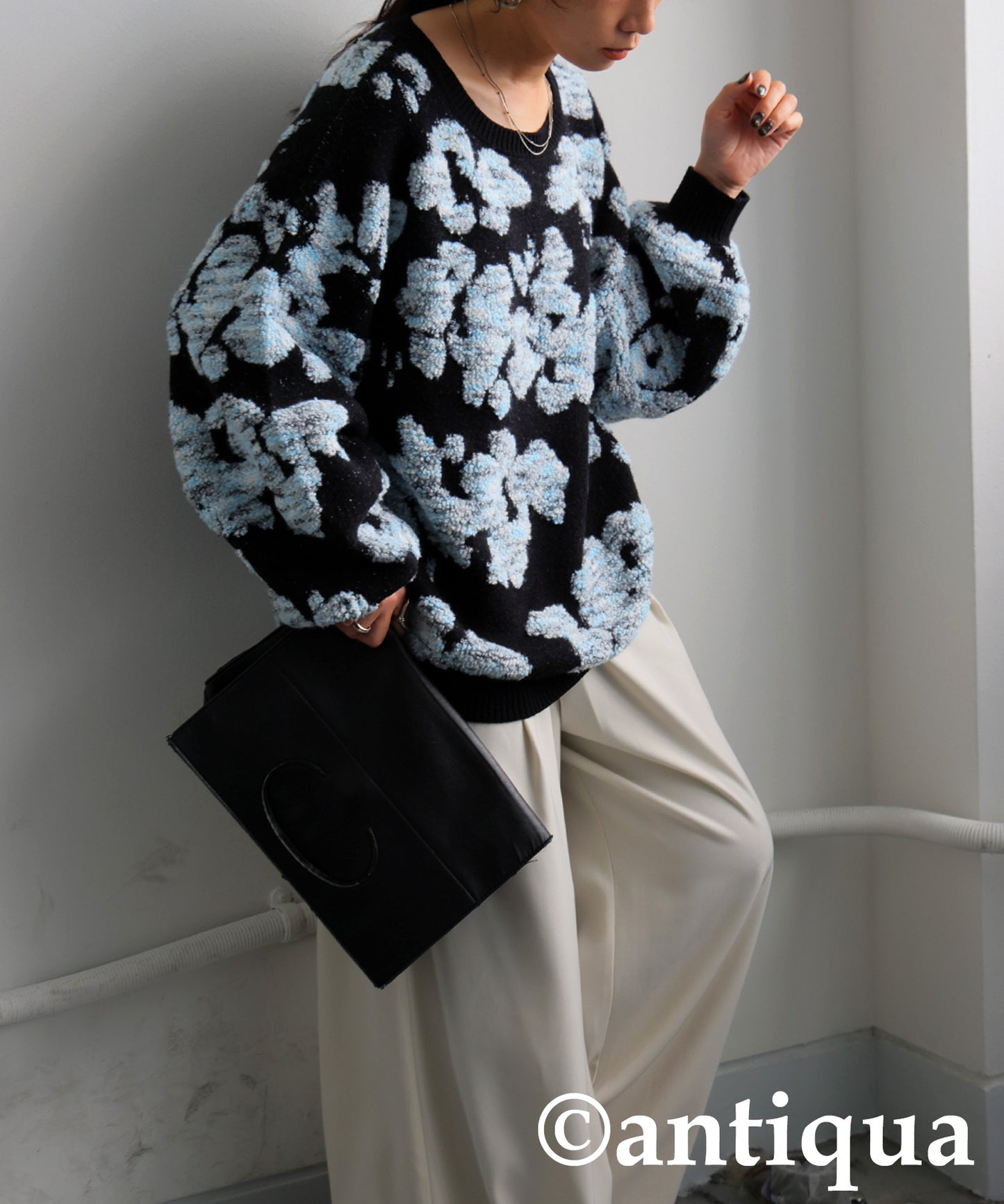 Nuance Pattern Design Knit Ladies