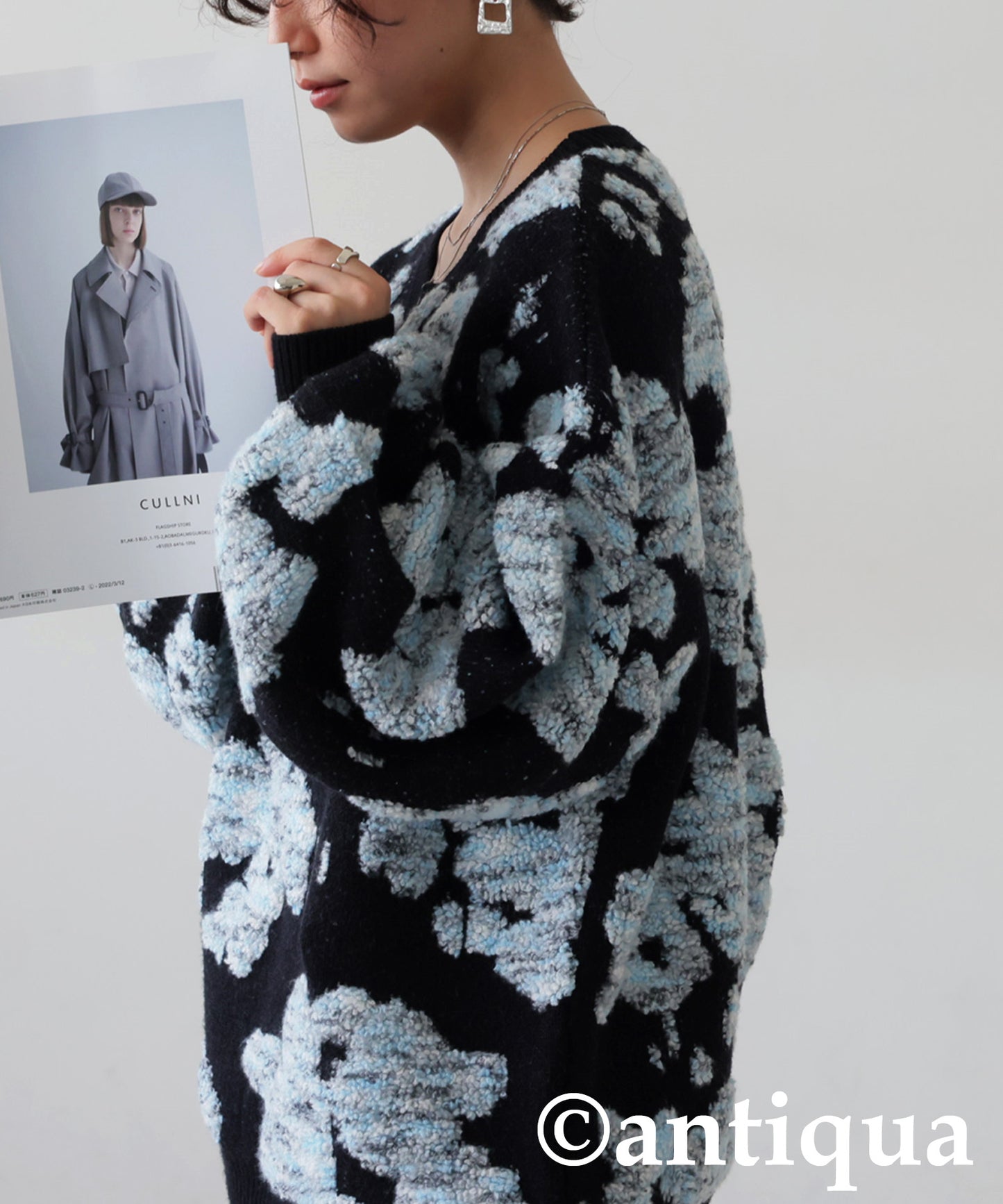 Nuance Pattern Design Knit Ladies