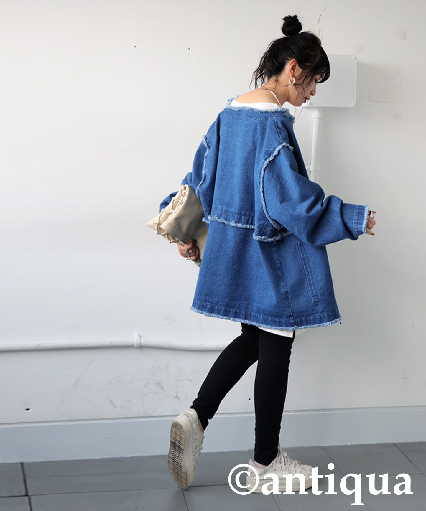 Fringe Denim Jacket Ladies