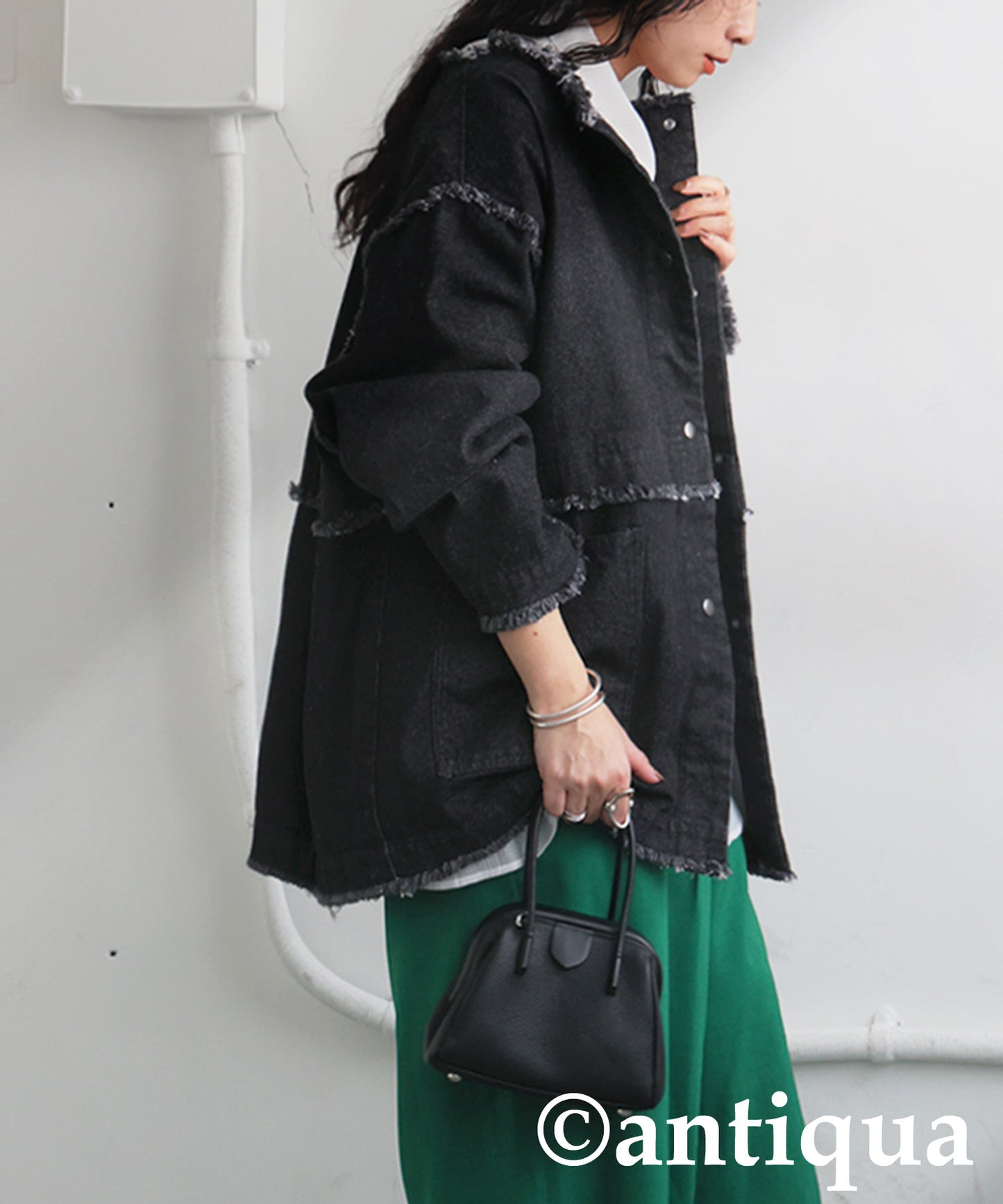 Fringe Denim Jacket Ladies