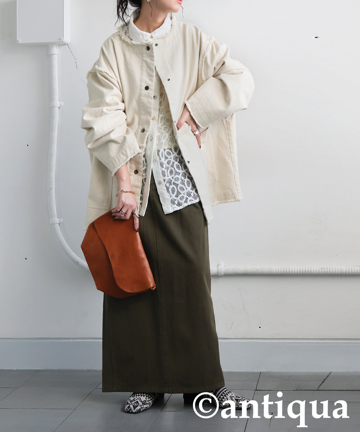 Fringe Denim Jacket Ladies