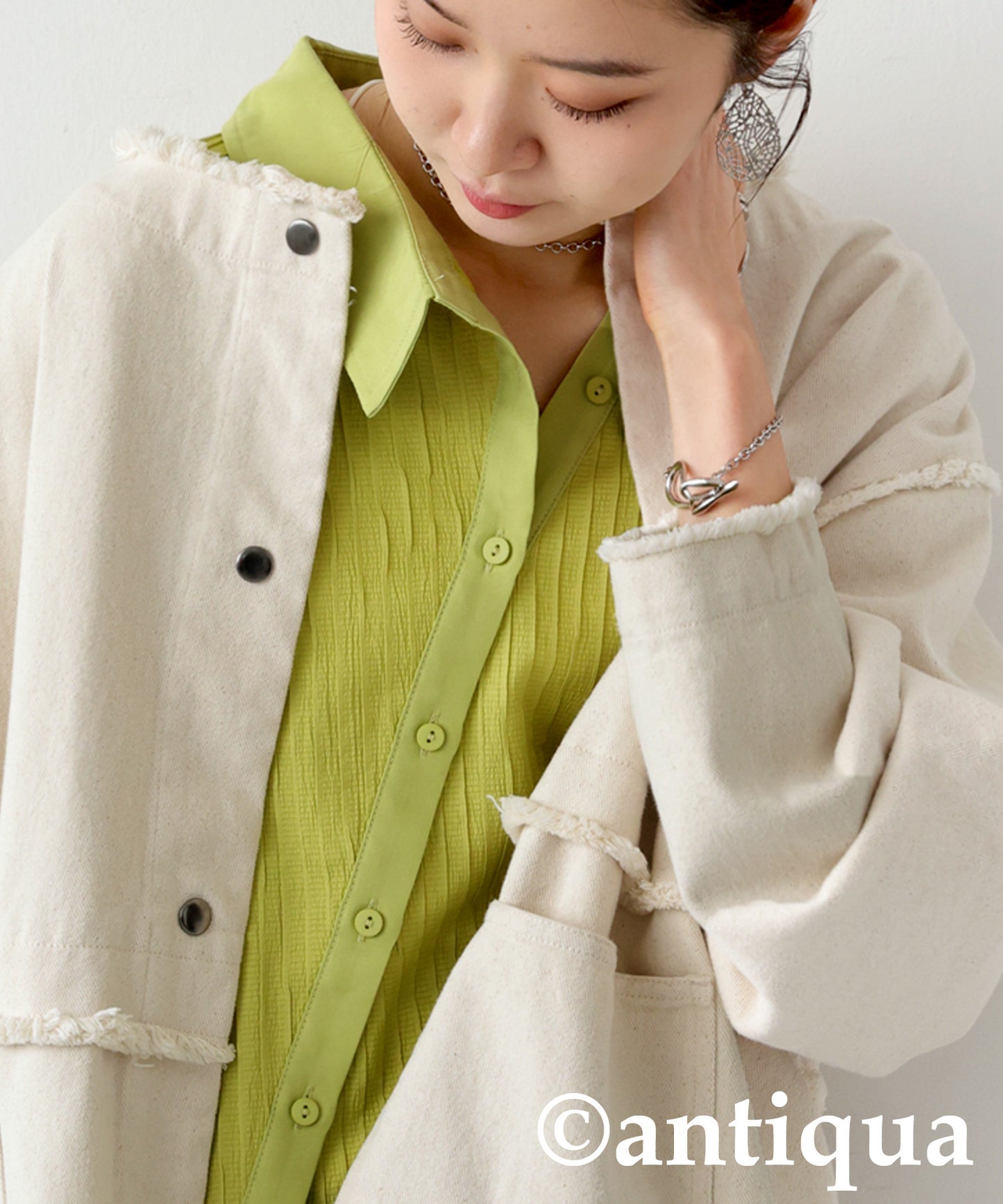 Fringe Denim Jacket Ladies