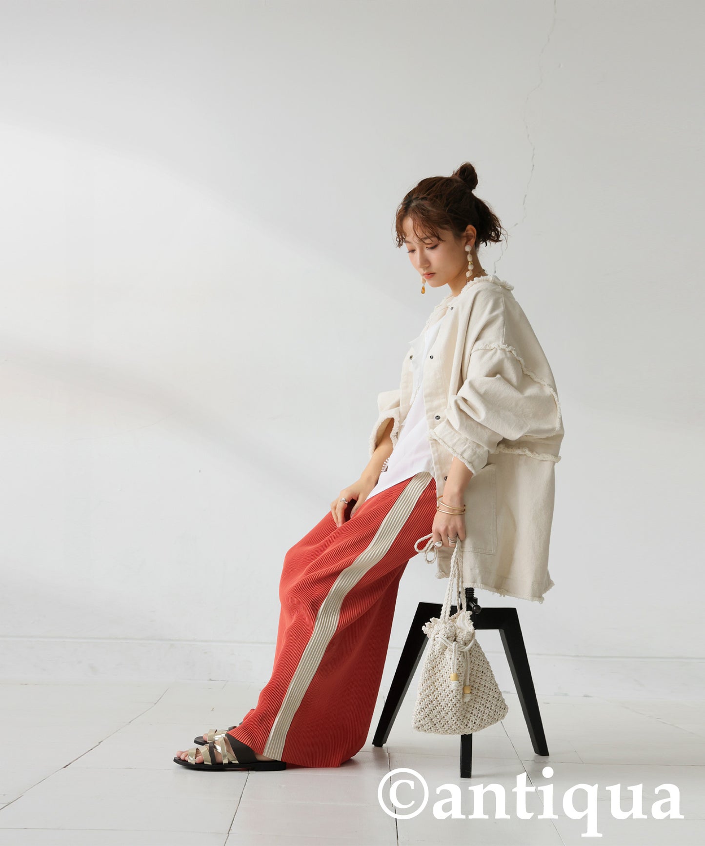 Fringe Denim Jacket Ladies