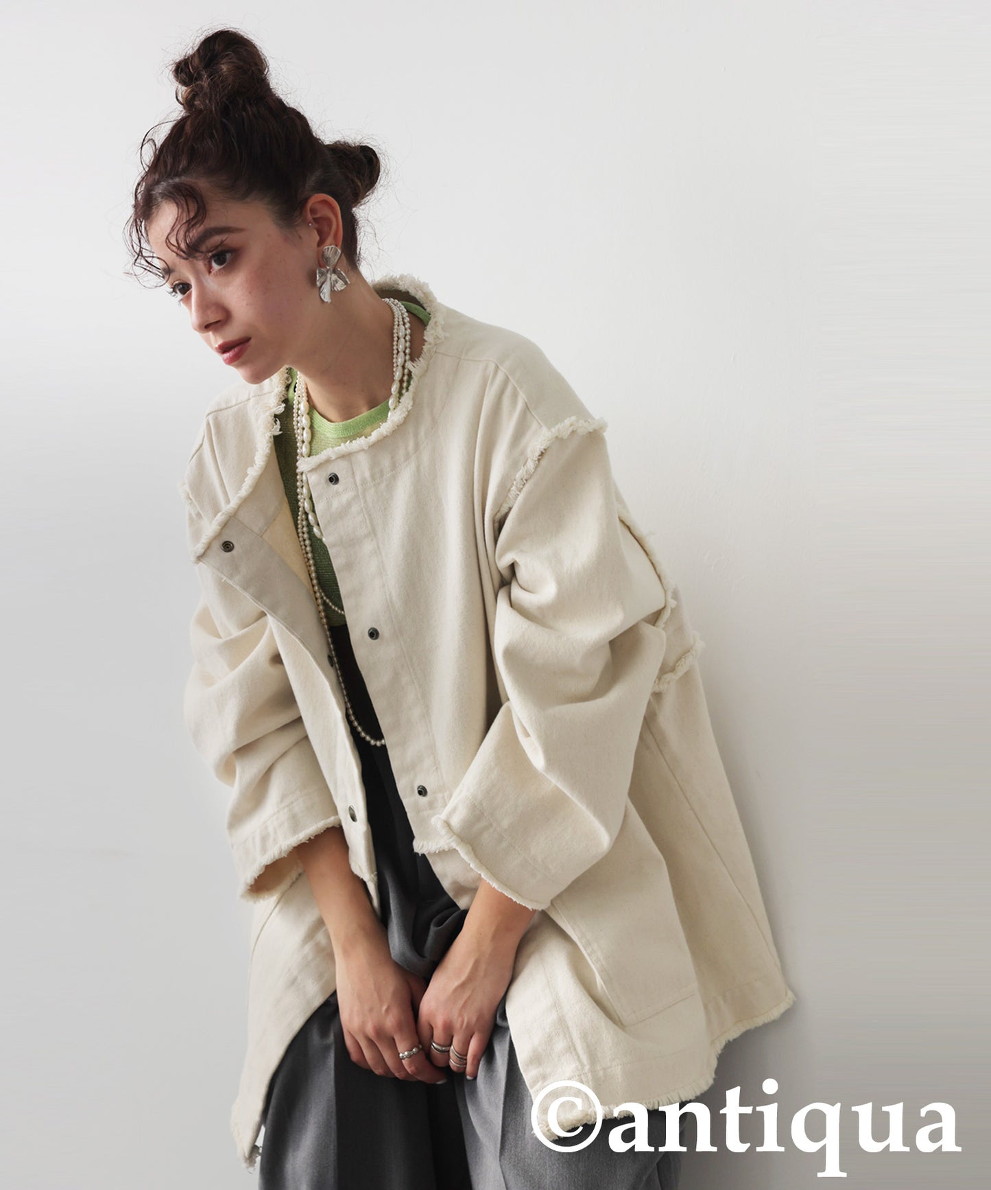 Fringe Denim Jacket Ladies