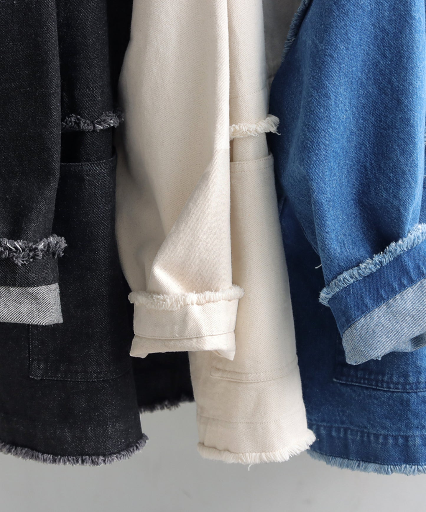 Fringe Denim Jacket Ladies