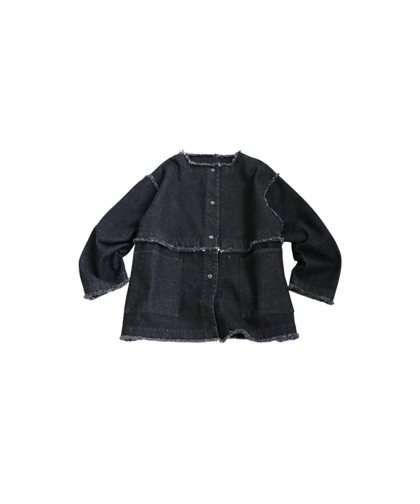 Fringe Denim Jacket Ladies