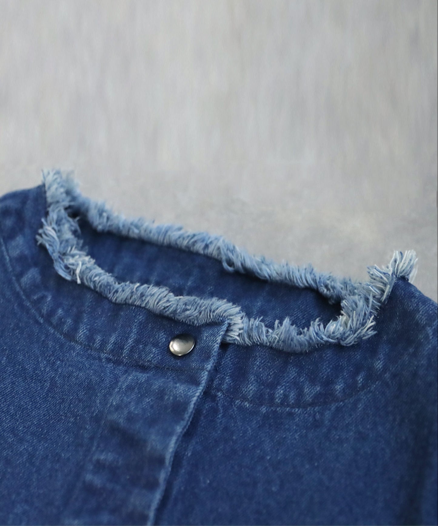 Fringe Denim Jacket Ladies