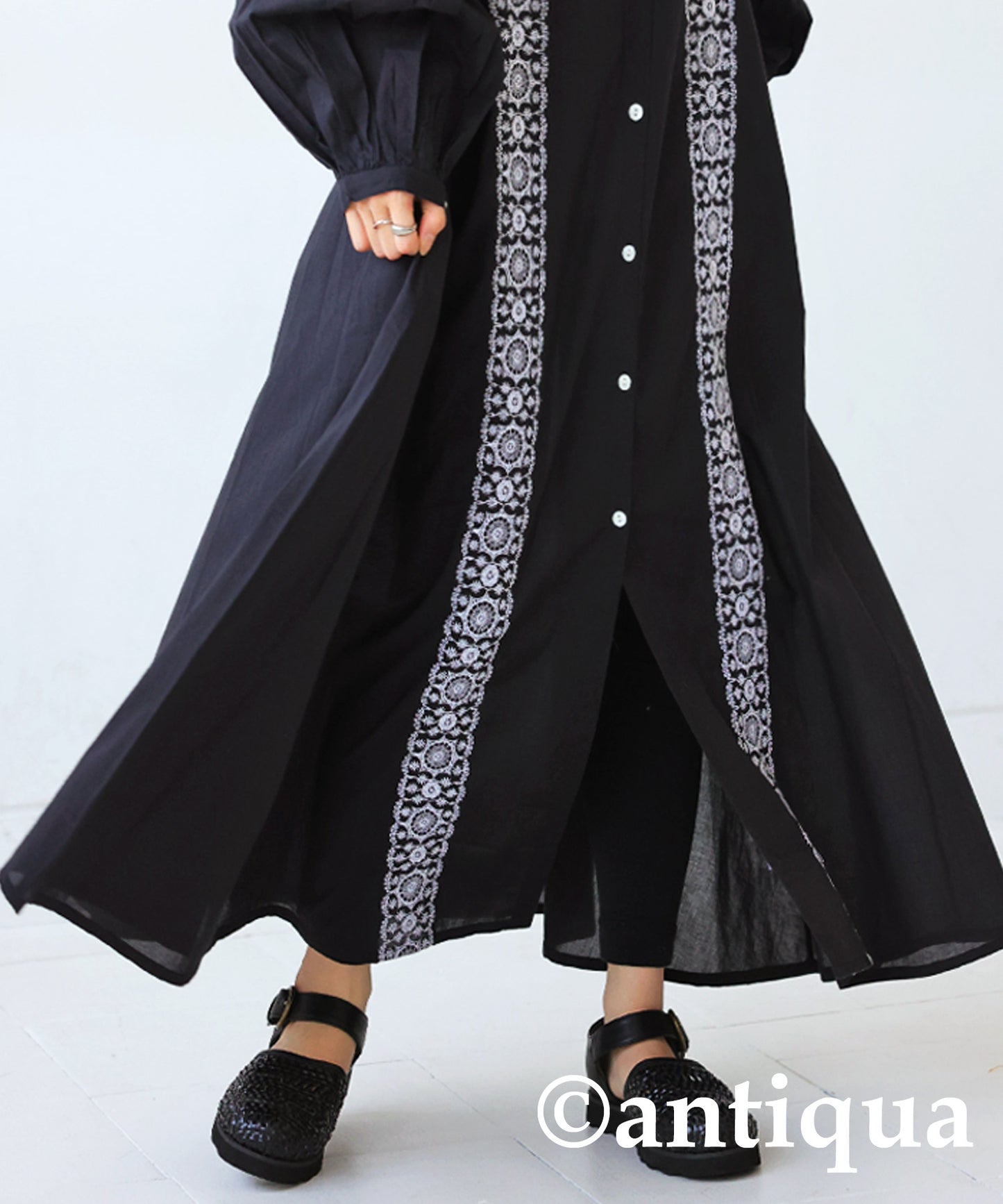 Indian Cotton Embroidery Ladies Casual dress