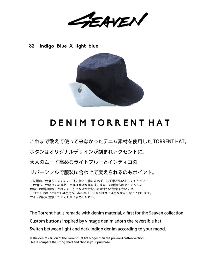 SEAVEN DENIM×TORRENT HAT