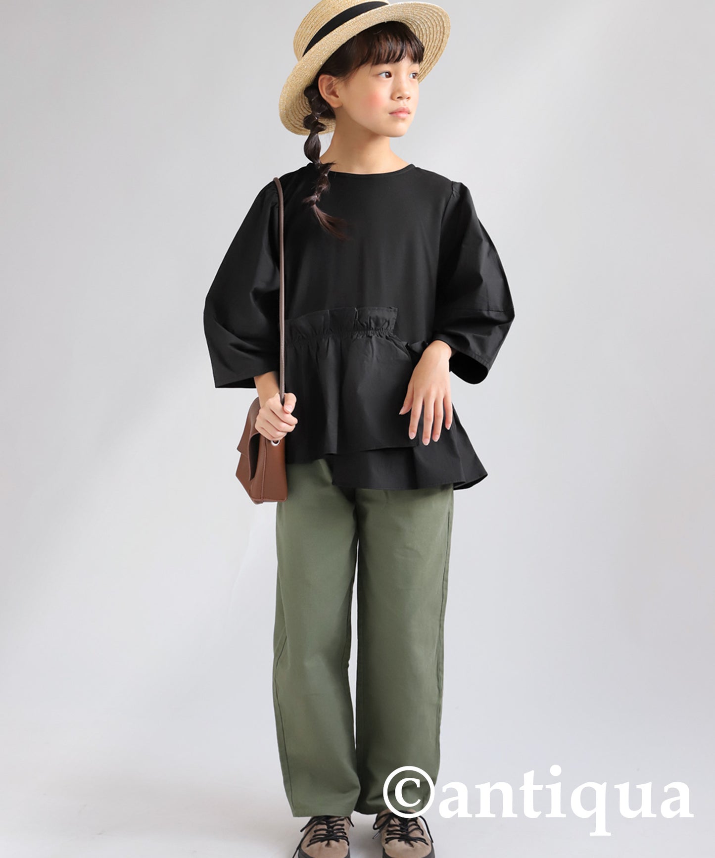 Docking Flare Gather Tops Kids