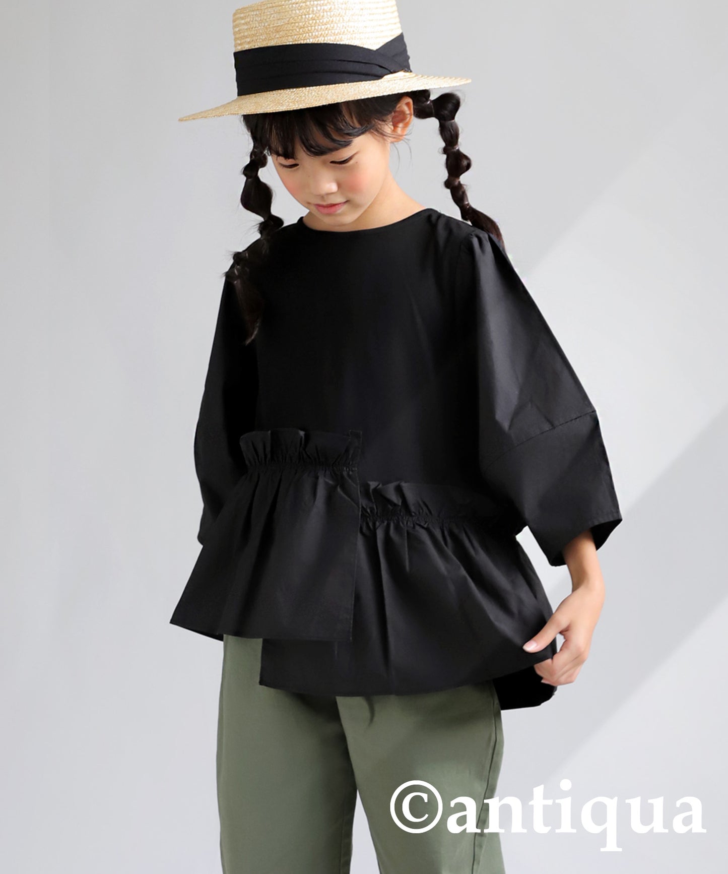 Docking Flare Gather Tops Kids