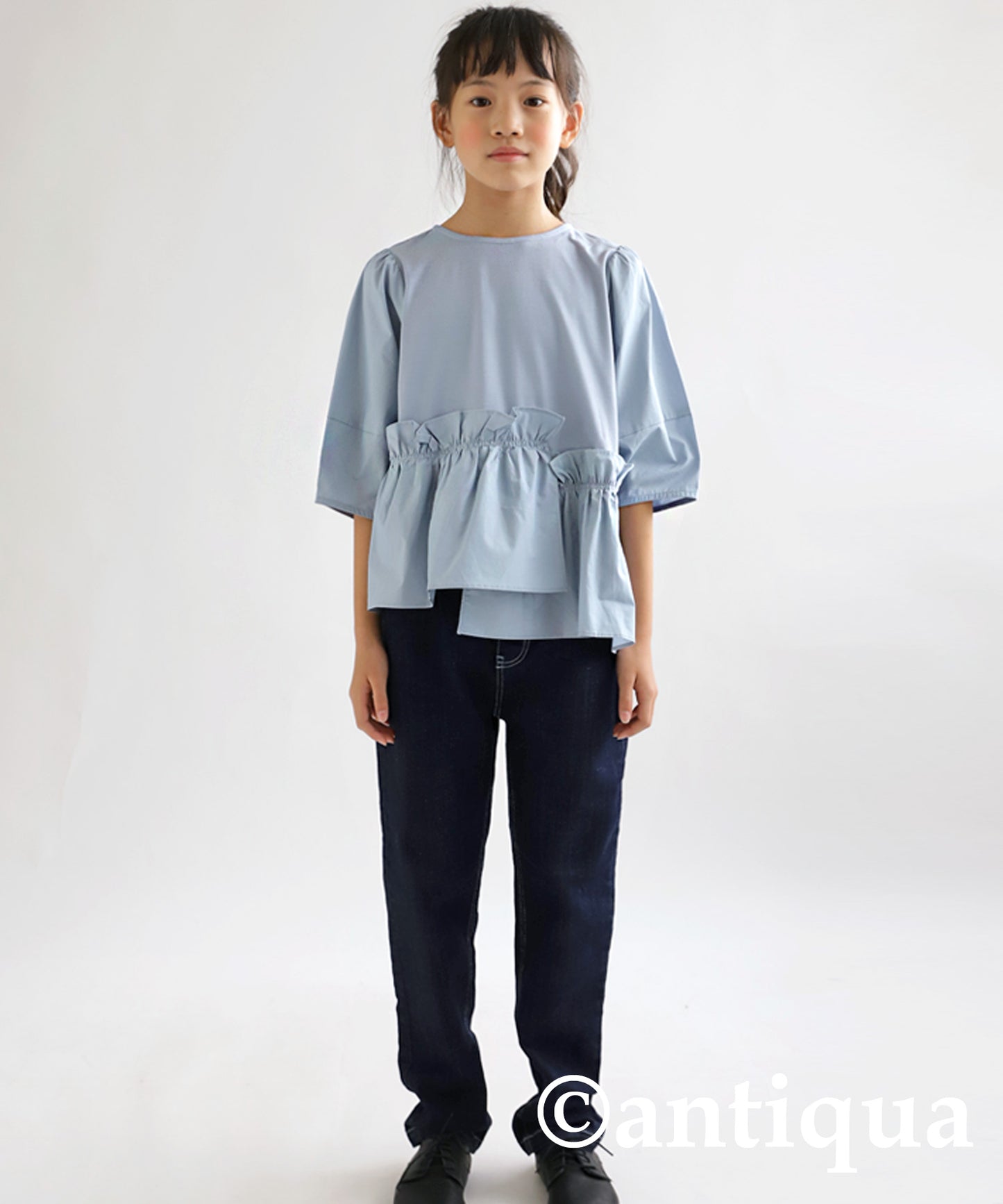 Docking Flare Gather Tops Kids