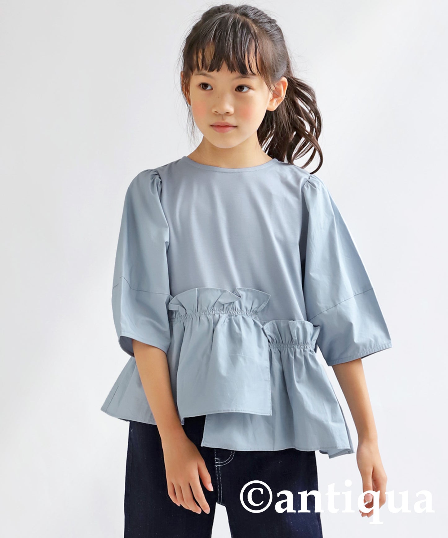 Docking Flare Gather Tops Kids