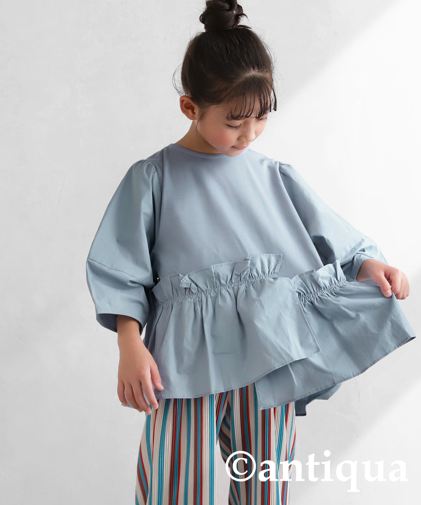 Docking Flare Gather Tops Kids