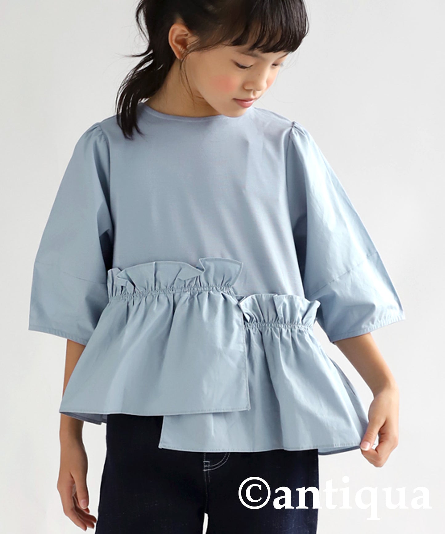 Docking Flare Gather Tops Kids