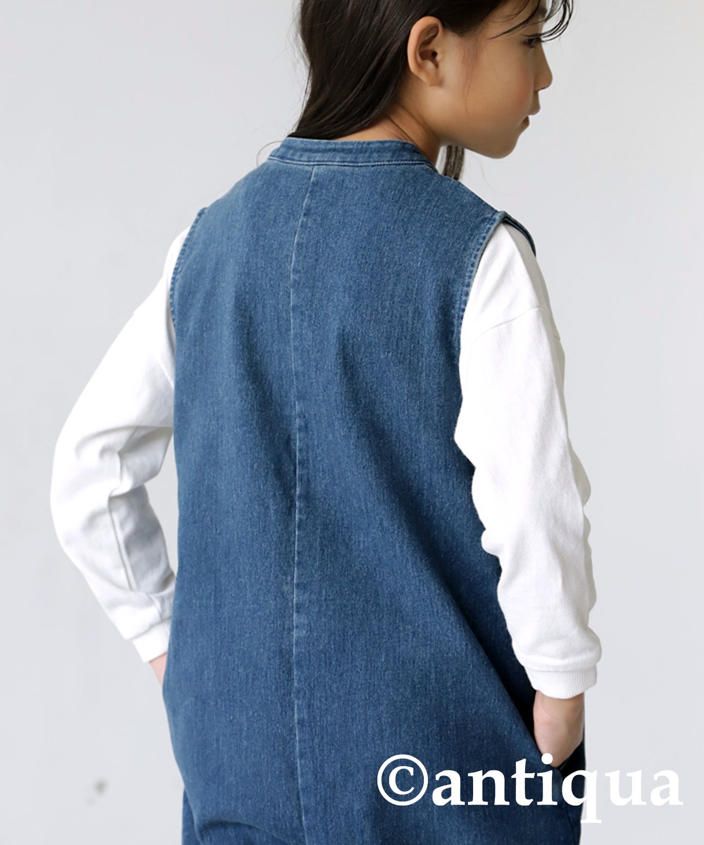 Denim Salopette Kids