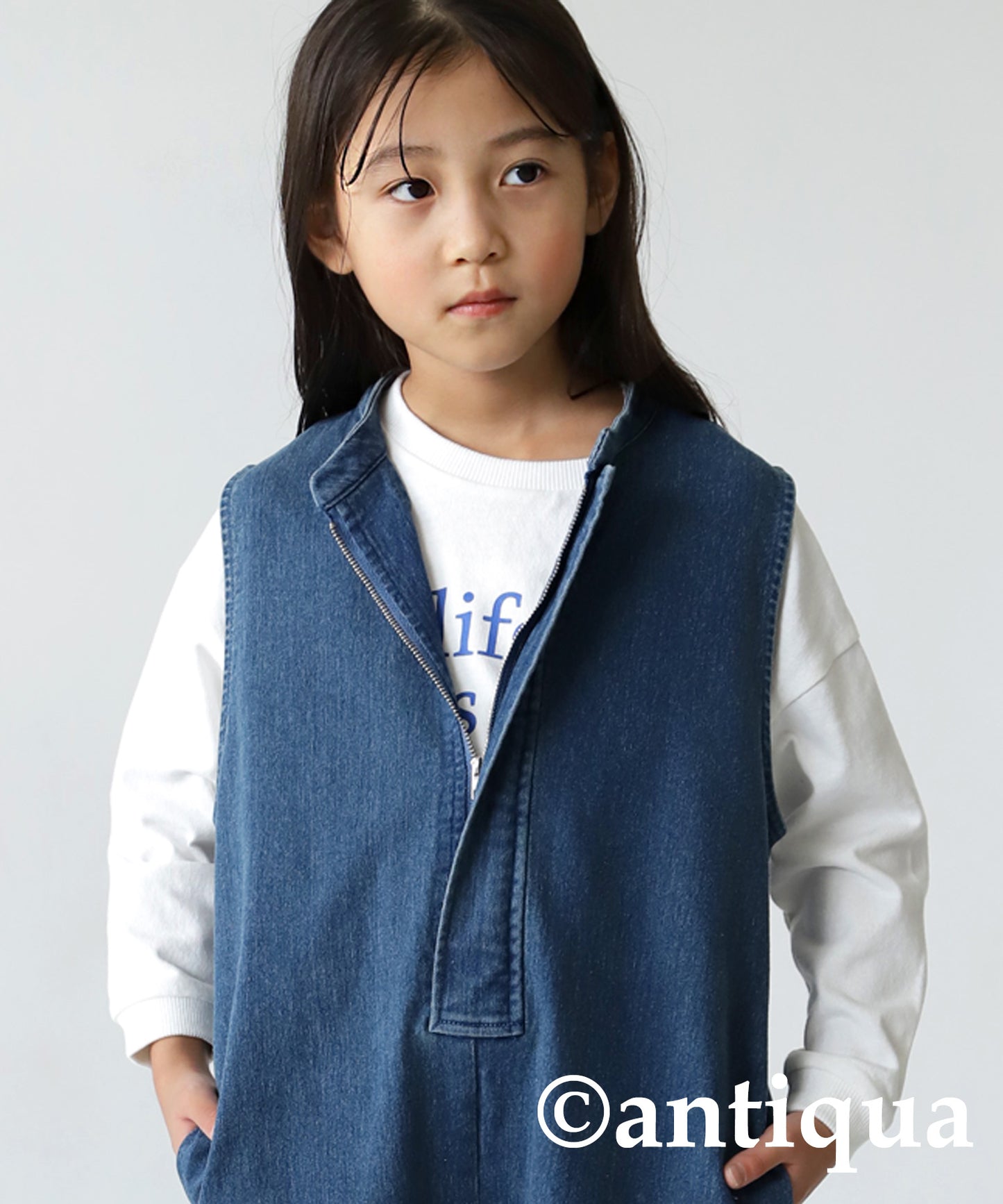 Denim Salopette Kids