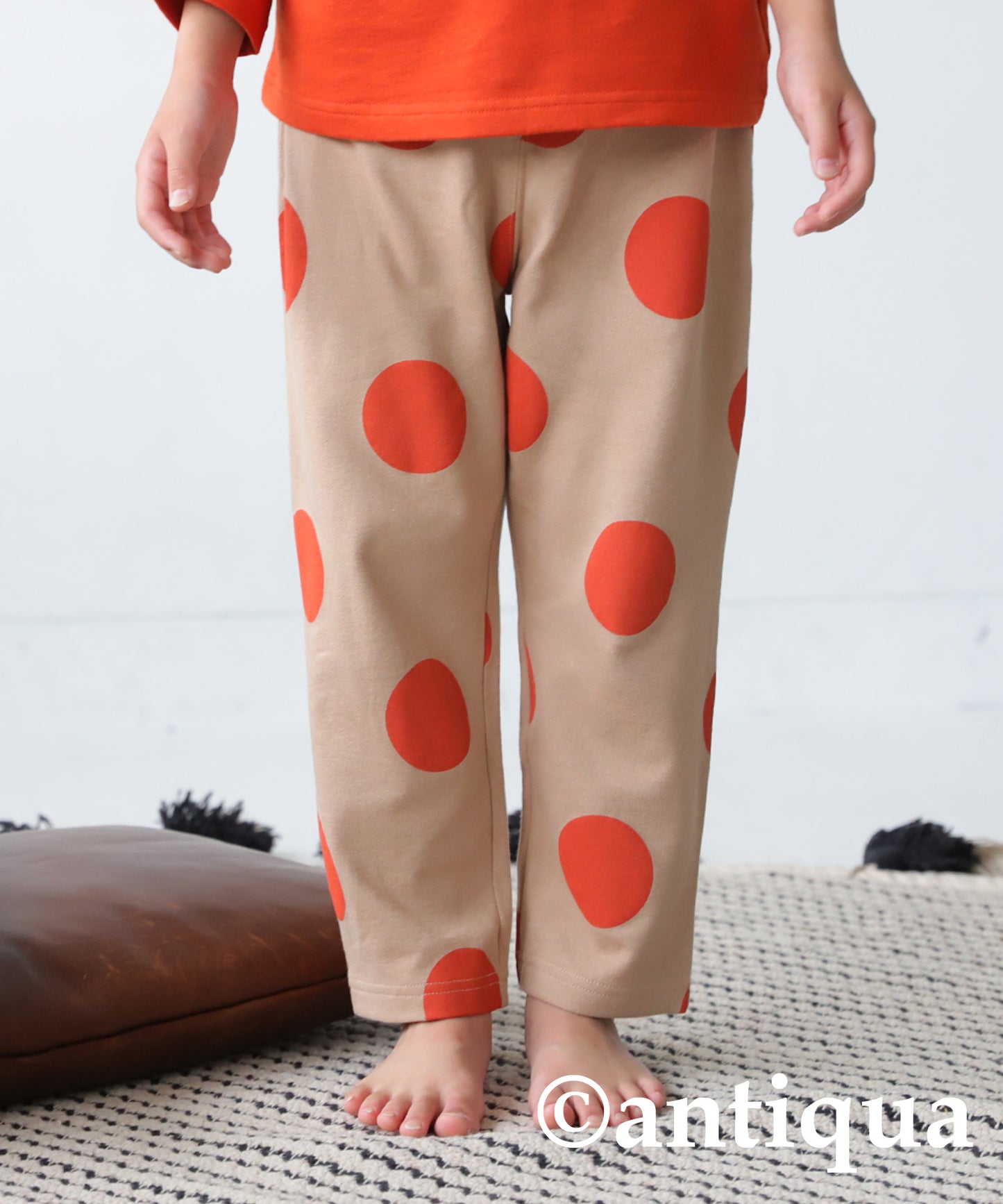 100%cotton dot pattern room wear Kids