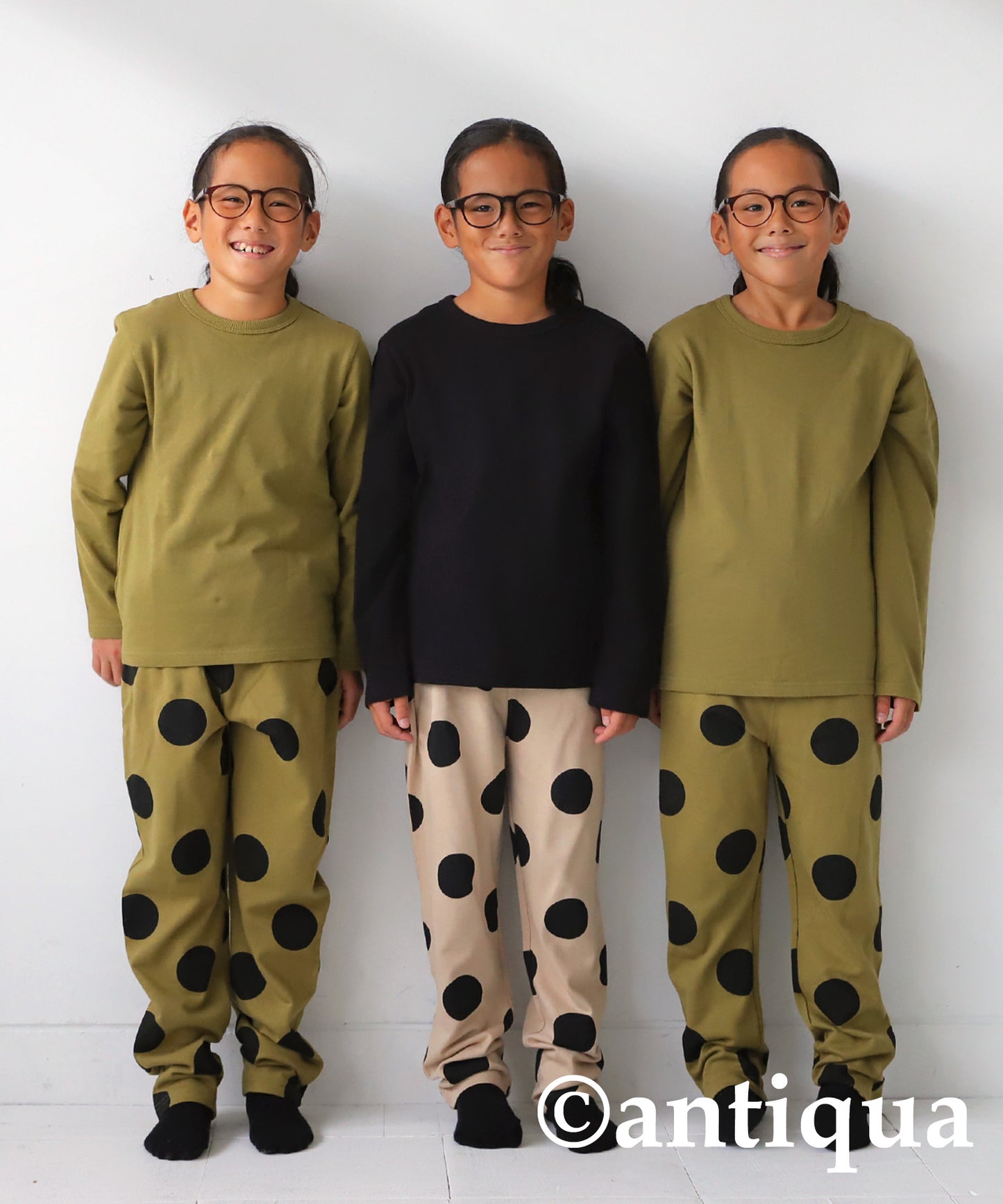 100%cotton dot pattern room wear Kids