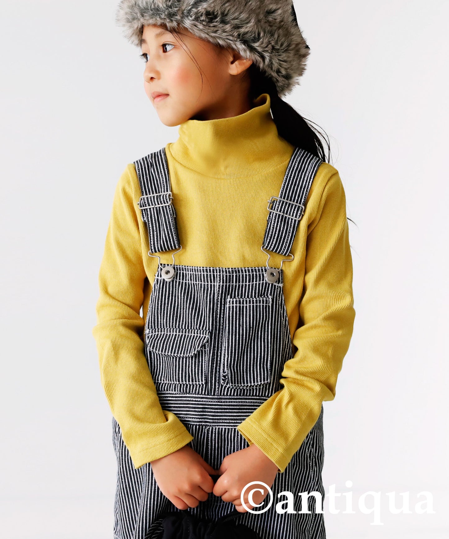 Turtleneck rib tops Kids