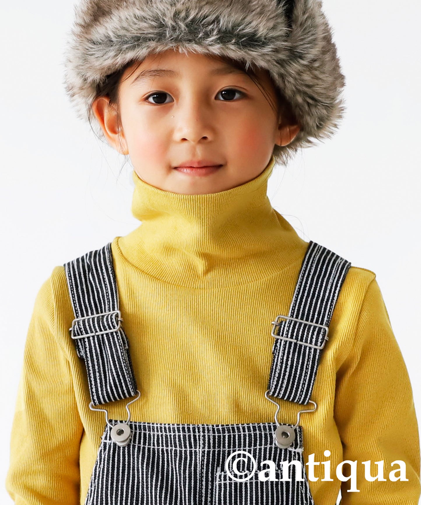 Turtleneck rib tops Kids