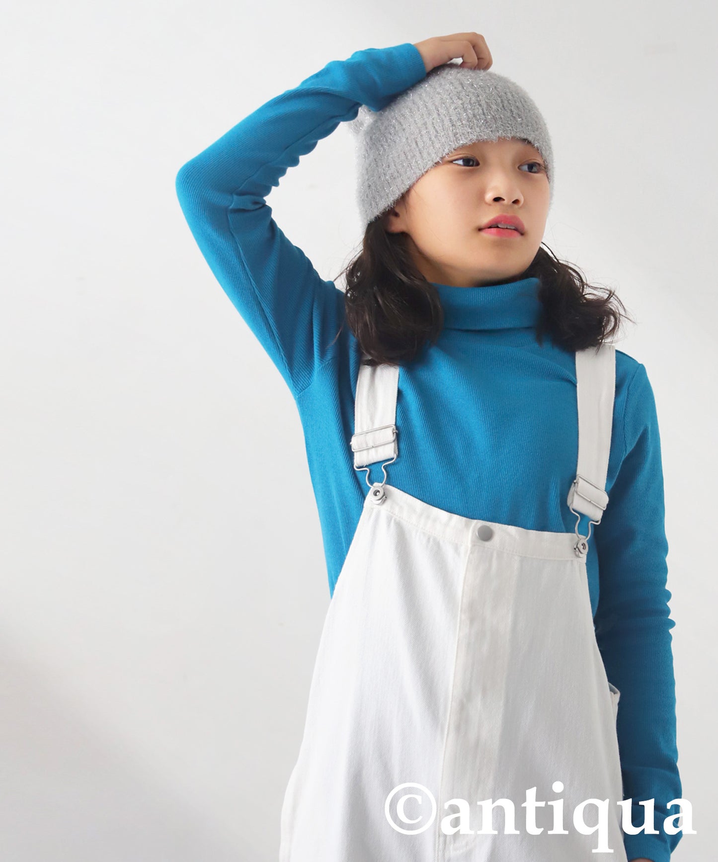 Cotton Blend Turtle Rib Tops Junior