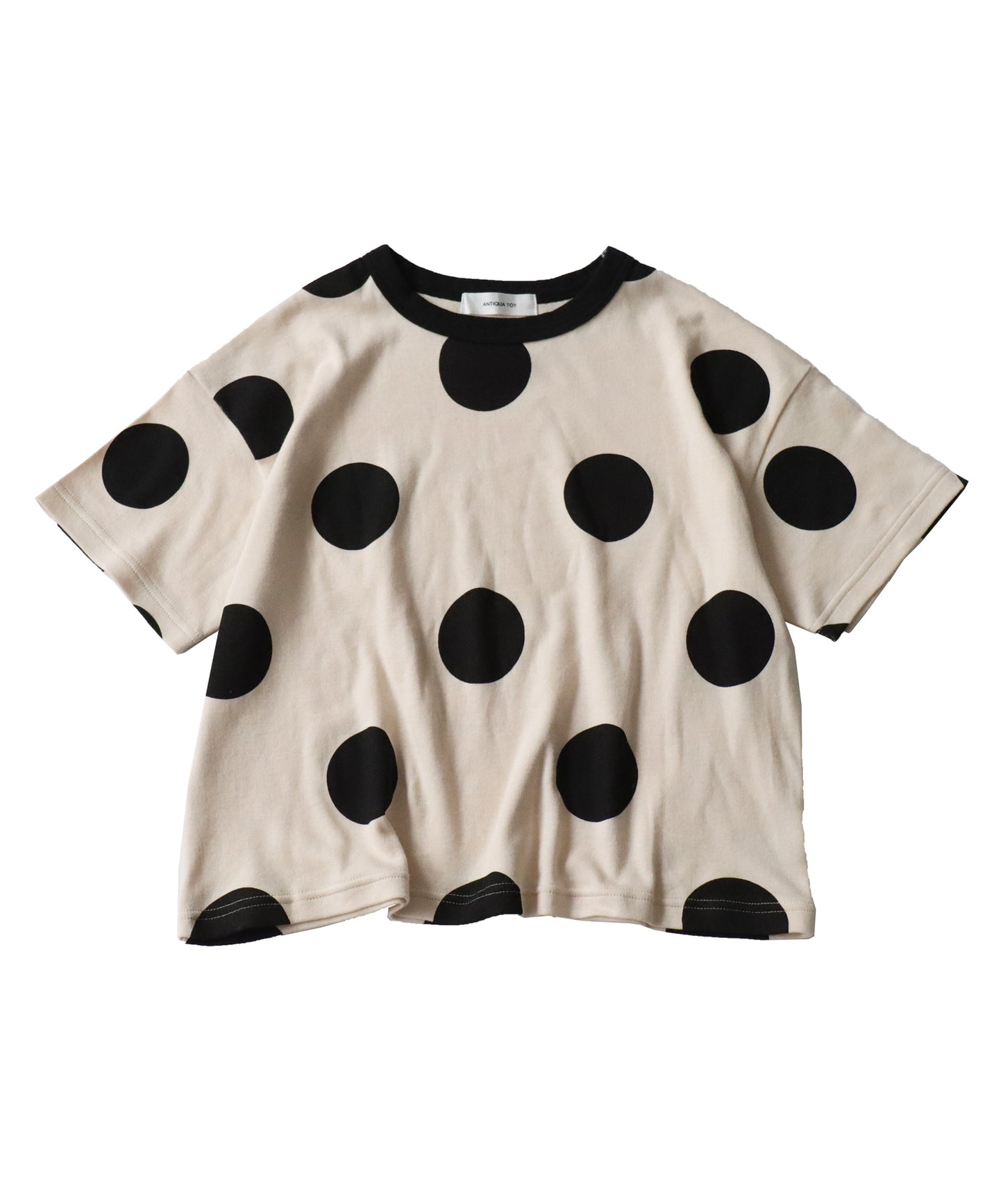 Dot pattern short sleeve room wear Kids