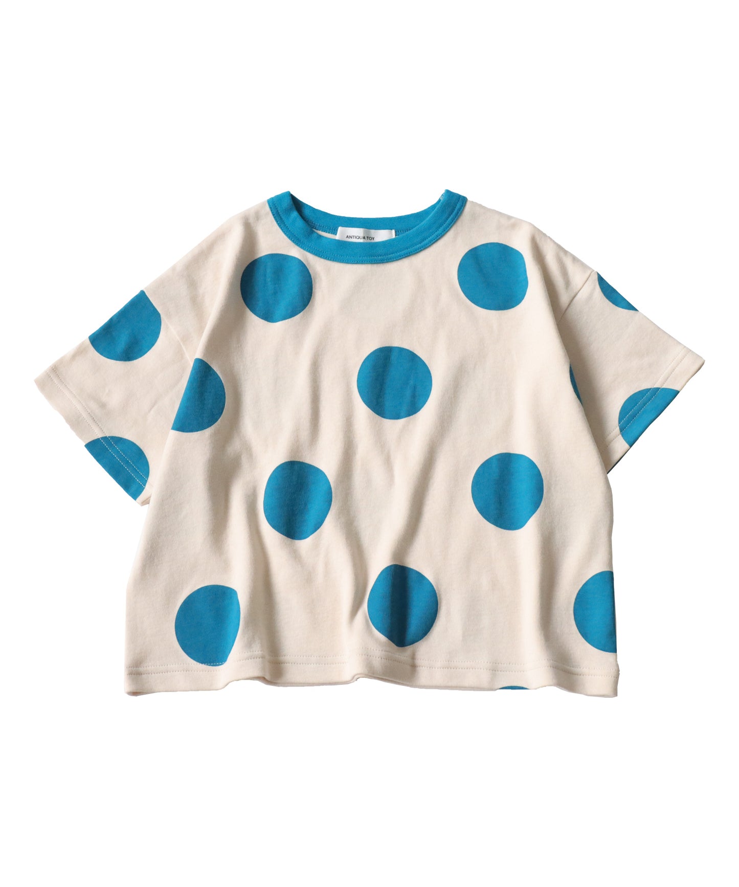 Dot pattern short sleeve room wear Kids