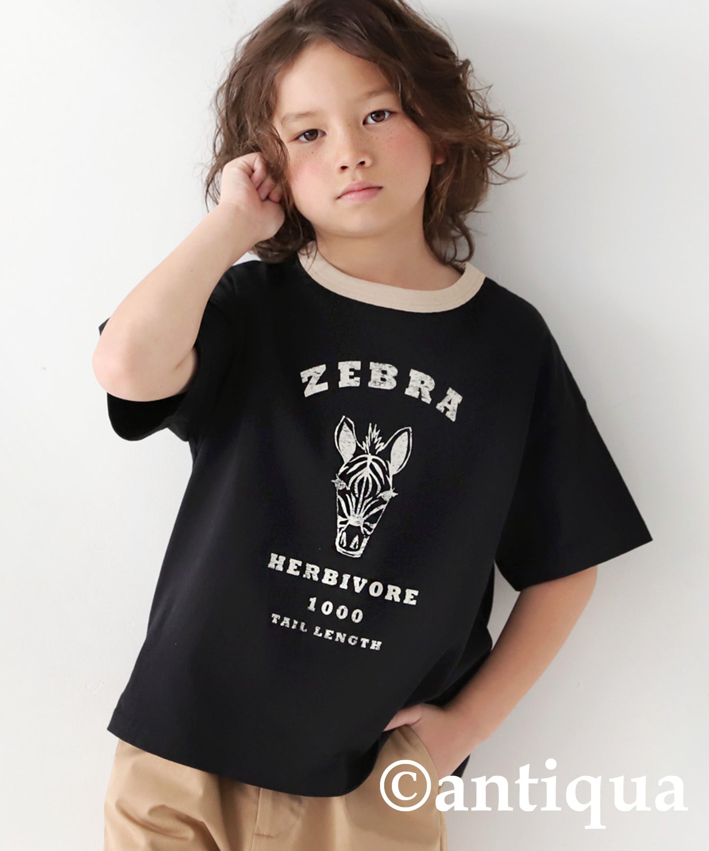 Animal Illustration T-shirt Kids