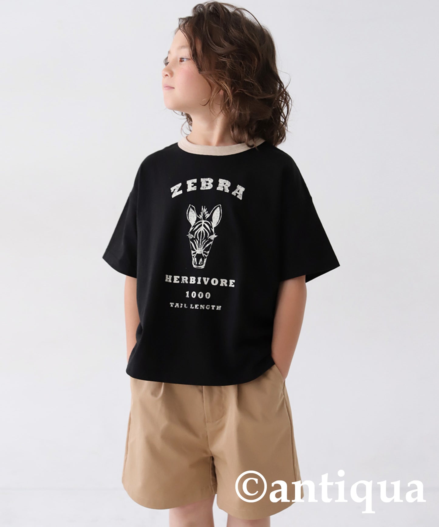 Animal Illustration T-shirt Kids