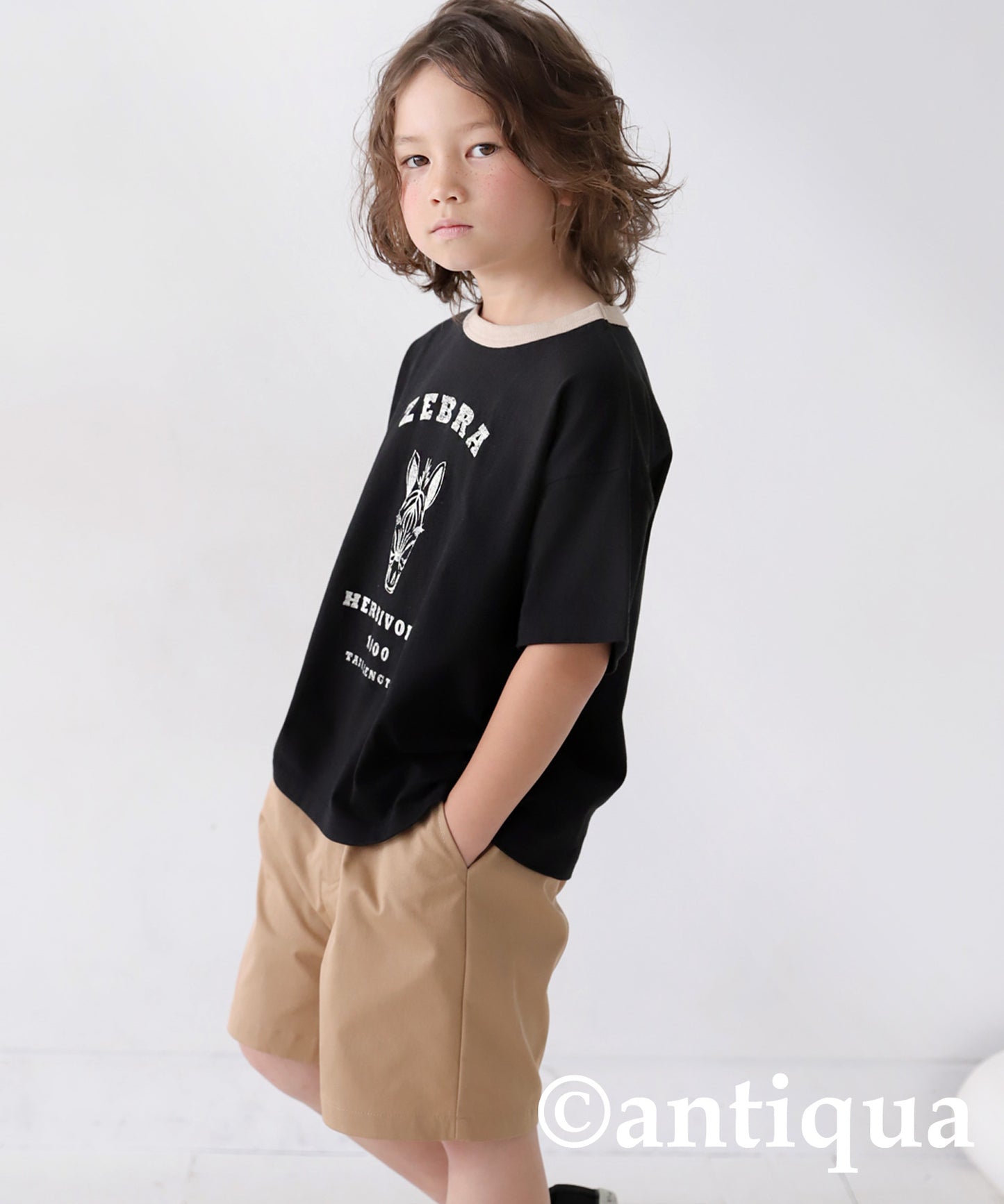 Animal Illustration T-shirt Kids