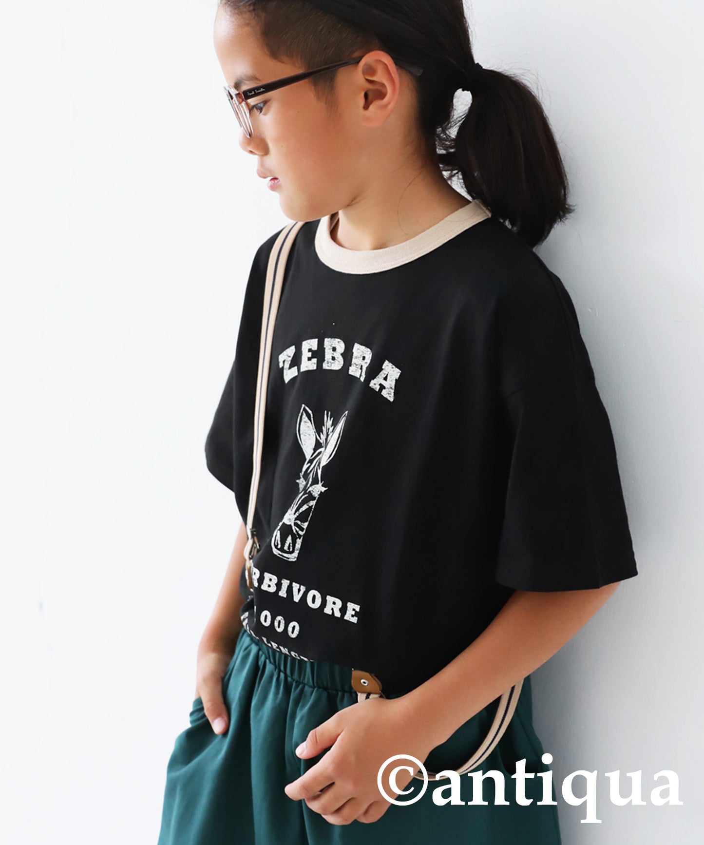 Animal Illustration T-Shirt Junior