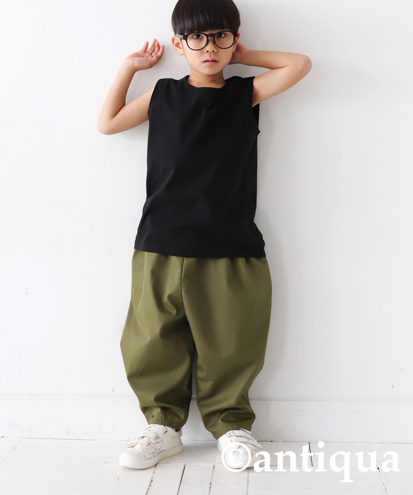 bicolor stitch Tank Top Kids