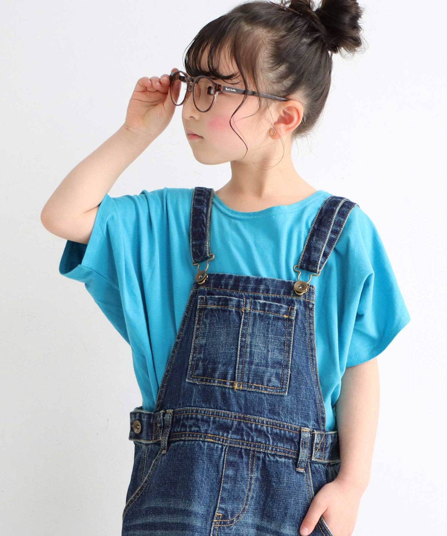 100%cotton Simple Dolman sleeve Tops Kids