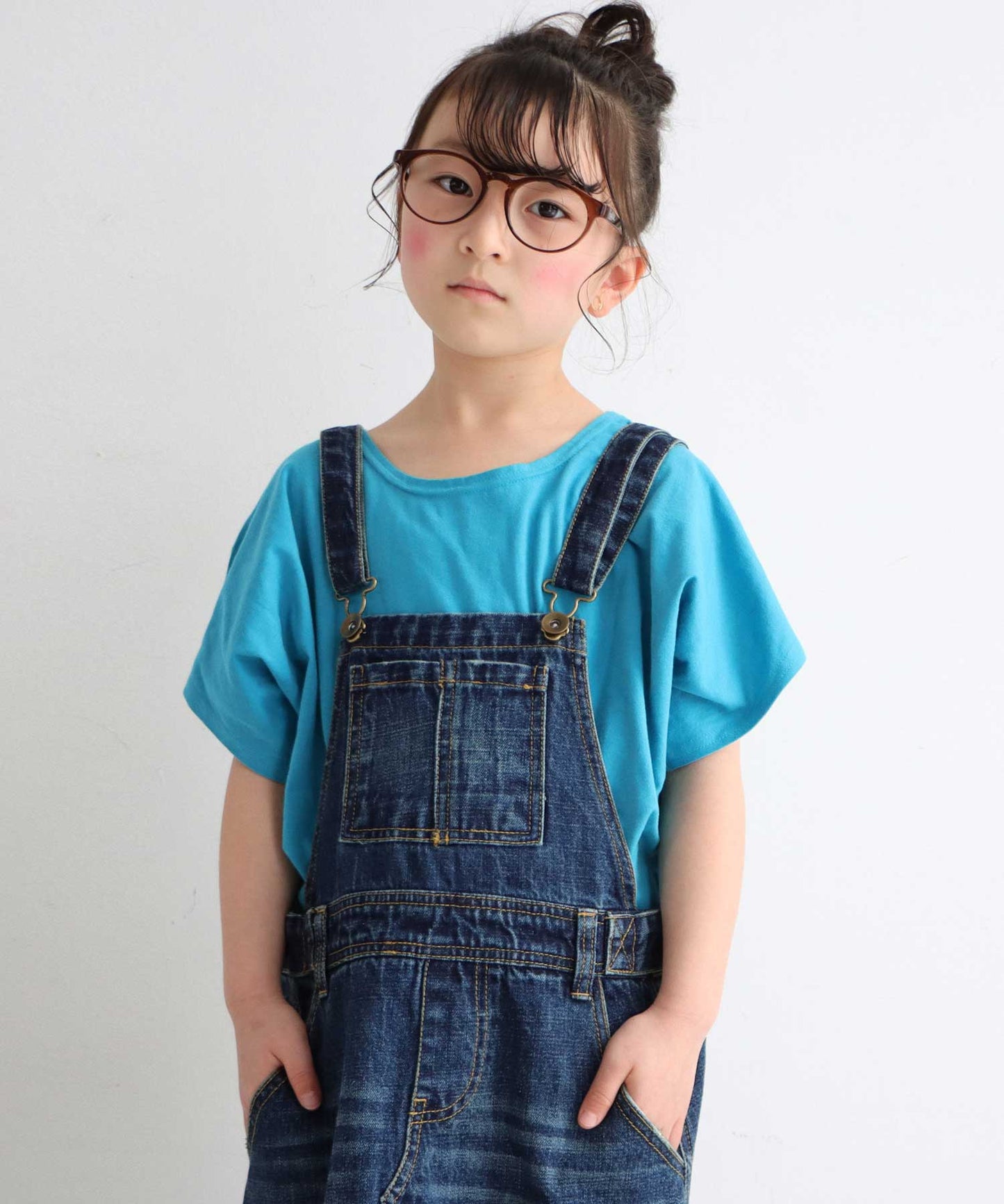 100%cotton Simple Dolman sleeve Tops Kids