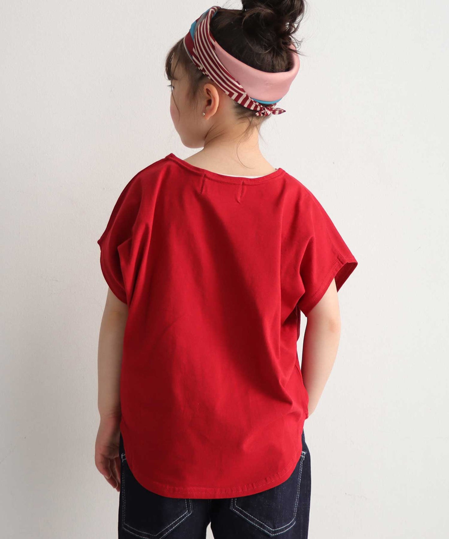 100%cotton Simple Dolman sleeve Tops Kids